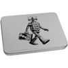 Azeeda 170mm 'Robot with Record Deck' Metal Hinged Tin/Storage Box