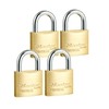 Master Lock Solid Brass Body 40mm Wide Economy Padlock with