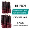 Mtmei hair French Curly Braiding Hair for Box Braids 8