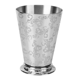 400ml Stylish Tree Leaf Pattern Stainless Steel Cocktail Cup Mug Home Party Bar Accessories