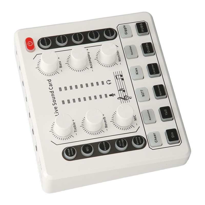 Live Sound Card Multiple Sound Effects Voice Changing Mini Sound