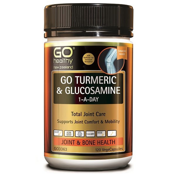 GO Healthy GO Turmeric & Glucosamine 1-A-Day Capsules 120