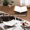 PUERSI Open Display Stand, Wooden Large Book Holder, Coffee Table