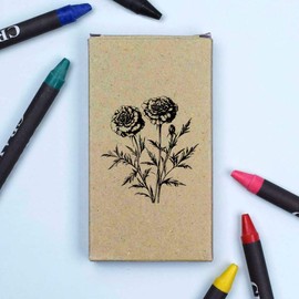 Azeeda 6 x 'Ringelblumen' Farbiges Buntstift-Set (CY00032583)