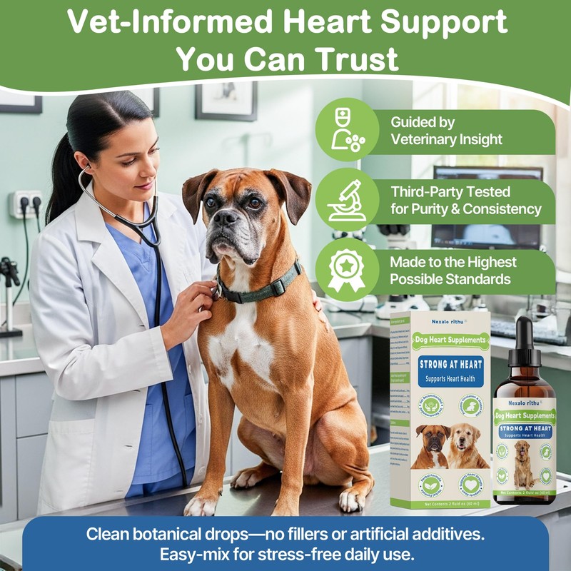 Young Heart for Dogs, DogHeart Support Drops with Hawthorn &