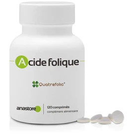 Folic Acid - Quatrefolic® * 120 Tablets / 400 μg * Quatrefolic® The Best Form to Take Folic Acid as Tablets