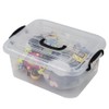 Sosody 8 Litre Plastic Storage Boxes Bins Totes with Lids