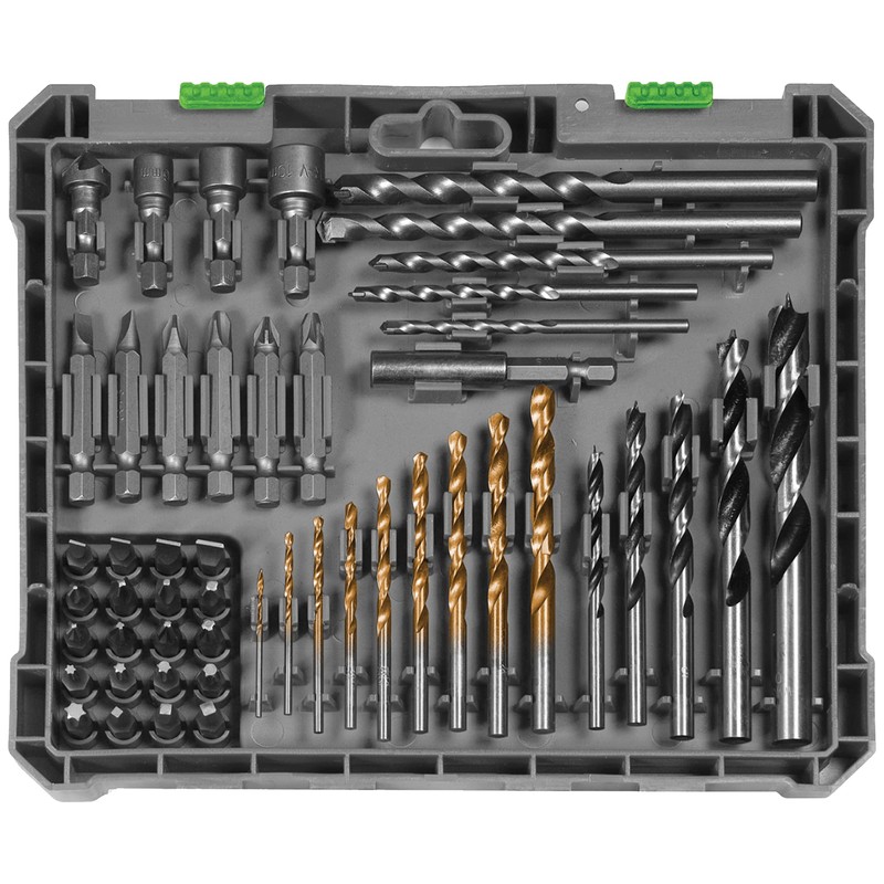 MYLEK 50 Piece Drill Bit And Screwdriver Accessory Set -