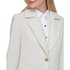 Karl Lagerfeld Paris Women's Solid Texture Wool Classic One Button