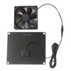 Solar Panel Exhaust Fan - 30W Solar Ventilation Fan for
