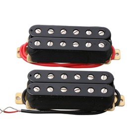 LYWS Mini Humbucker Pickup Double Coil Pickups Bridge Neck Set for Electric Guitar