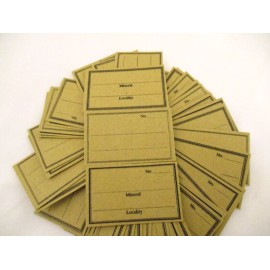 Unbranded 50-Mineral Identification Labels E6310