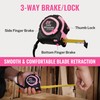 WORKPRO 25-FT Tape Measure with Fractions, 3 Brakes Retractable Measuring