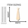 Unfinished Wood Neck Tie Shape Craft up to 46" DIY