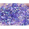 LOVEKITTY ® 3mm 1000 Pieces AB Purple AB Jelly Rhinestones Round Flatback Craft Decoration