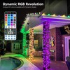 Brizled Color Changing Halloween Lights, 66ft 200 LED RGB Christmas
