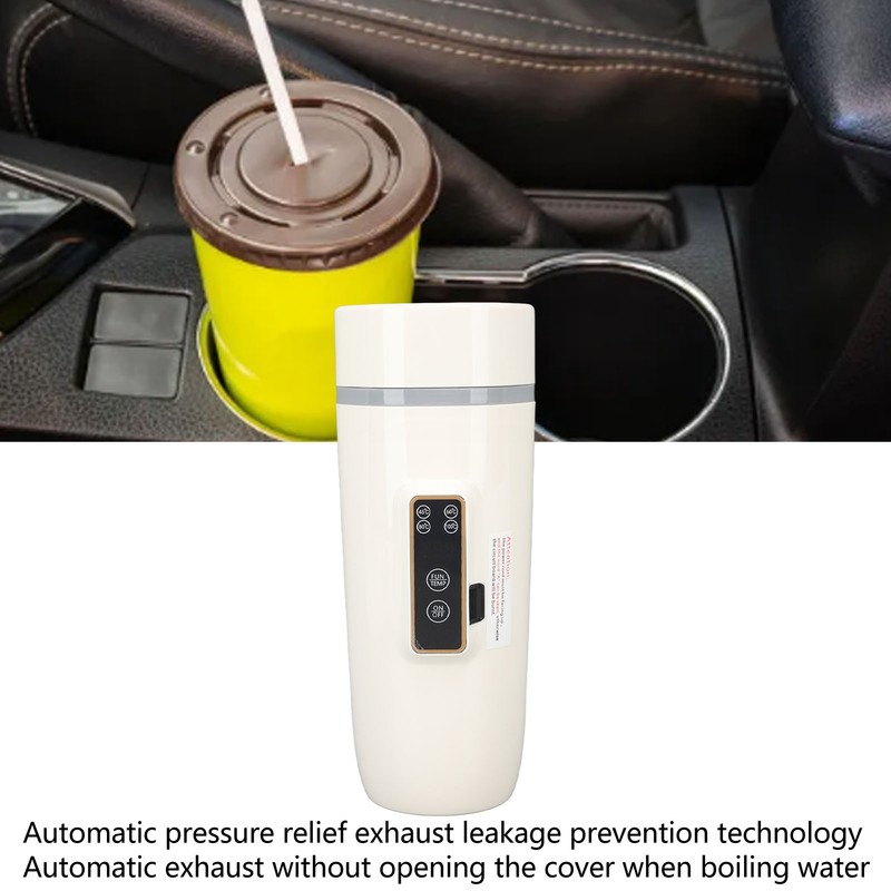 350ml Electric Travel Kettle with Digital Display Non Slip Waterproof