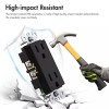 maxbright 10 Pack Outlet Socket, Decora Duplex Receptacle 15 Amp,