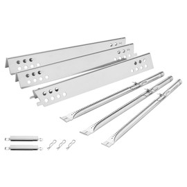 463343015 G432-001D Heat Tent 3 Burner Replacement Parts for Charbroil Grill Parts Advantage 463435115 G432-8M00-W1 G458-0018-W1 463436815 463370015 463335115 463234815 Heat Shield Carryover Tubes