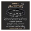 EYQV Graduation Gifts for Him, Leather Bracelet Graduation Gifts for