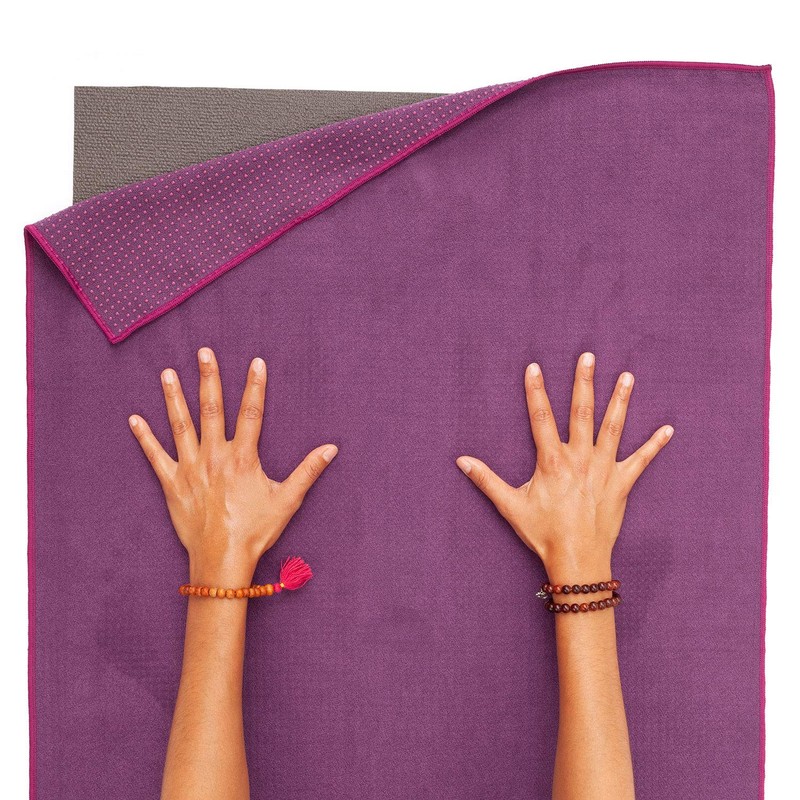 Grip2 Yoga Mat / Towel with Dots, Non-Slip, Very Good