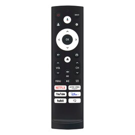 New ERF3AG90H Replacement Voice Remote Control fit for Hisense ULED VIDAA Smart TV 55U6G, 75U6G, 43A6G, Compatible with ERF3M90H, ERF3V90H, ERF3S90H
