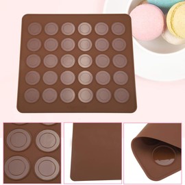 Macaroon Baking Mat - 11.02 x 9.84 Inches Silicone Macaron Mat, Baking Mat Nonstick Cooking Mat Sheet for Cookie Pastry Making