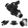 Air Flow Control Valve Pneumatic Connector Manual Adjust Quick Connect