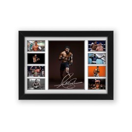 Anthony Joshua Signed Poster Print- Limited Edition Autograph Fan Gift – Collectible Memorabilia Merchandise (Unframed A4 (30x21cm))