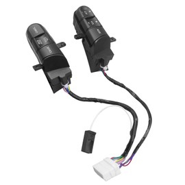 Steering Wheel Cruise Control Switch Fit for Honda Civic 2006-2008 Replace 36770-SVA-A41 36770-SNA-A12 Yellow Backlight