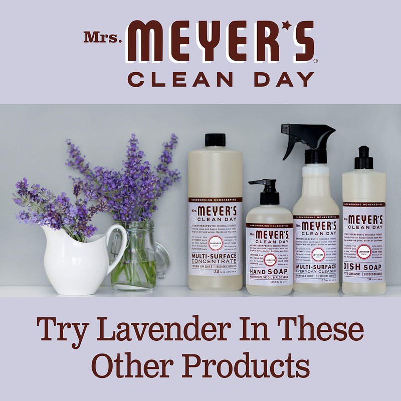 Mrs. Meyer's Clean Day Dish Soap, Lavender, 16 Oz