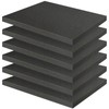 Storystore Polyurethane Foam Sheet, 6 Pcs Foam Inserts Black foam