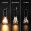 MODOAO 4-Pack Solar LED Camping Light, Rechargeable Outdoor Tent Lantern