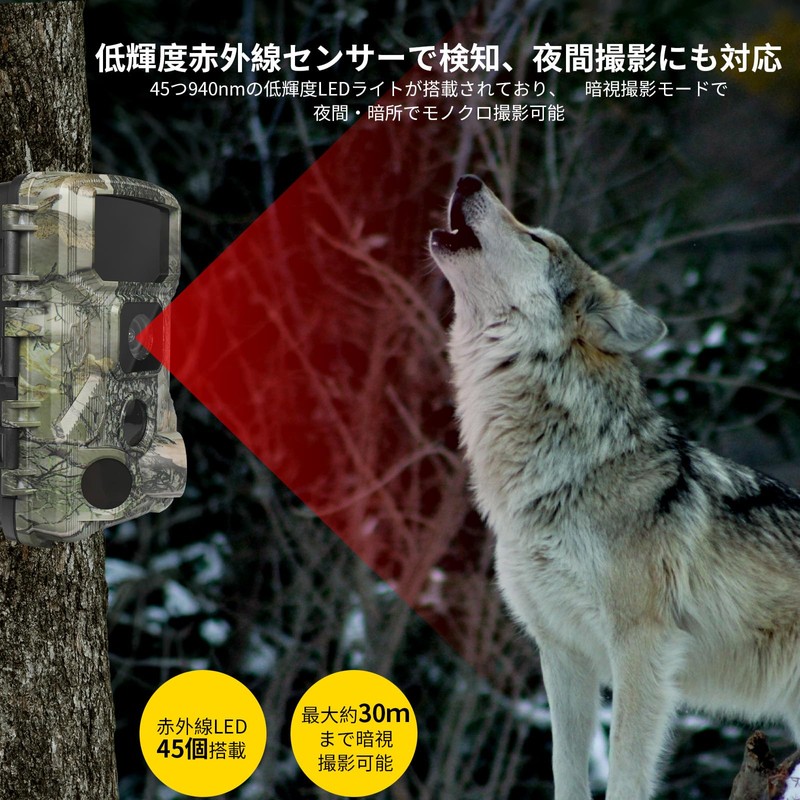 KJK 2024 Trail Camera, Security Camera, 0.05 Seconds Ultra Fast