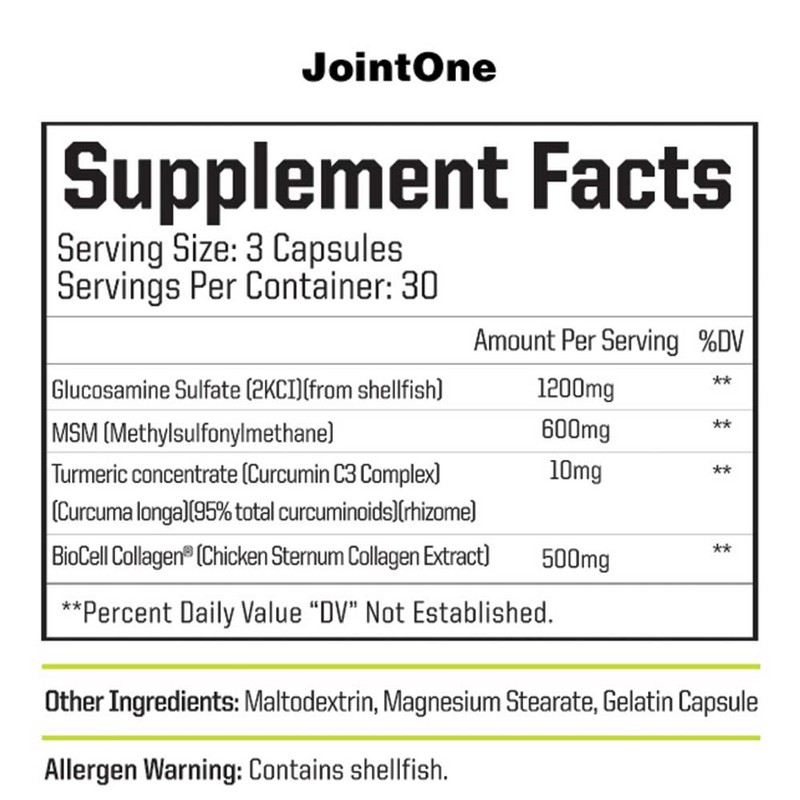 NUTRAONE NUTRITION JOINT ONE Joint Health Mobility Connective Tissue 90
