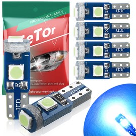 T5 LED Meter Sphere Wedge Sphere led t5 74 73 2723 2721 W3W LED Bulb Meter Sphere Panel Bulb Air Conditioner Bulb T5 LED Ice Blue 3030 Chip 3 Row High Intensity 12V Car Motorcycle T5 LED Diffusion