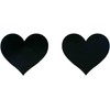 Black (6 Pairs) Disposable Satin Nipple Cover Pasties