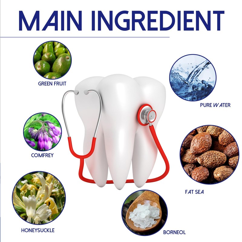 Zahnschmerzspray, lindert Zahnfleischschmerzen, tragbares Zahnschmerzspray, lindert Zahnfleischschmerzen, Mundpflegespray mit 2
