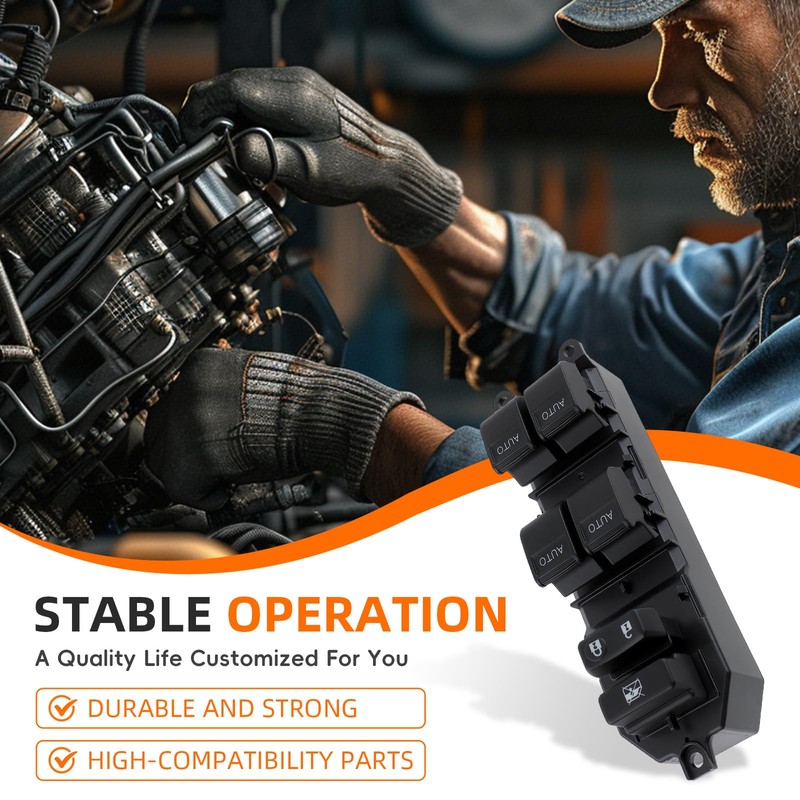 GoaMotors 84820-0R040 Front Left Driver Side Power Window Switch Compatible