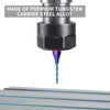 EANOSIC 2PCS Downcut Spiral Router Bit 1/4 inch Shank, 1/16