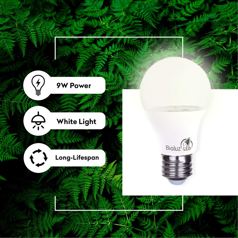 Bioluz LED Full Spectrum Grow Light Bulbs for Indoor Plants,
