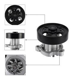 AULINK AW9427 Water Pump (For 2.5L L4 Only) For Nissan Altima 2002-2013,Rogue 2008-2013,Rogue Select 2014-2015,Sentra 2002-2012,X-Trail 2005-2006,150-2340 210108J000