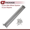 HEROFFIX 12 Set 14G Bicycle Spokes 143mm Bike Wheel Spokes