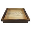 yamako- 焼杉 Buckwheat Board Positive Corner Wood Frame Only 21553