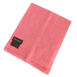 Mimi & Thomas Pure 100% Cashmere Woven Unisex Scarves (Pink)