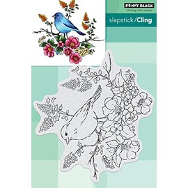 Penny Black Cling Stamps-Flower Perch