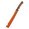 19" Heavy Duty Machete with Saw Orange, Professional Grade All-Purpose