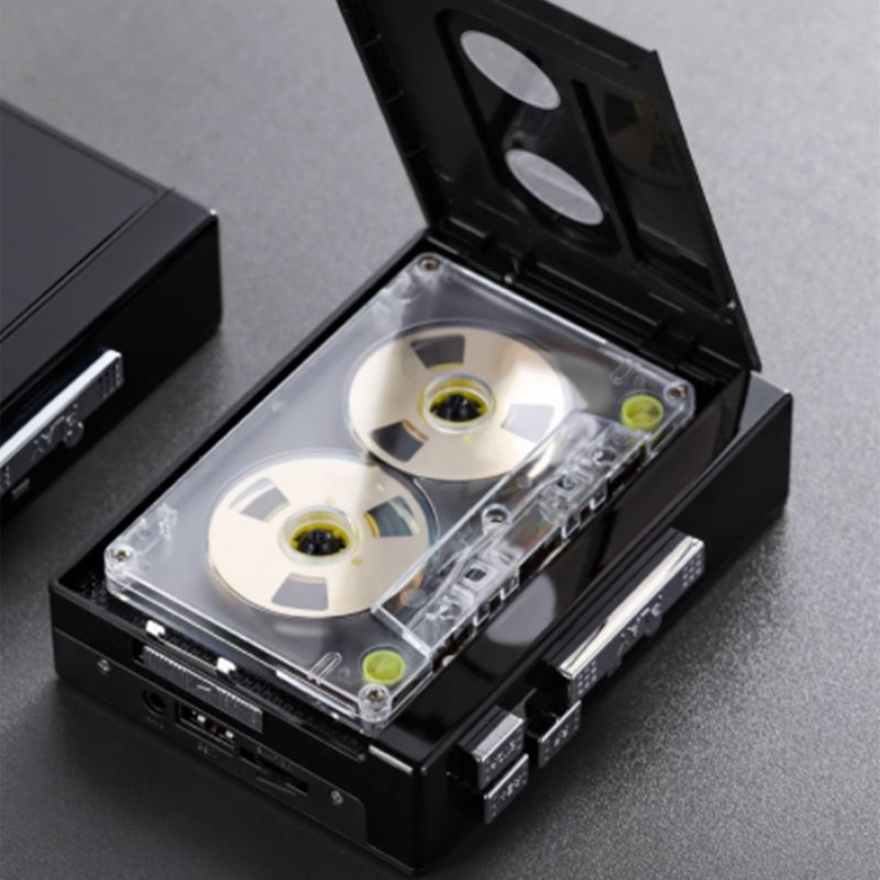 Portable Cassette Player with Automatic Reverse, MP3 Converter, Stereo Sound,