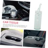 TOVINANNA 3pcs Portable Car Tissues Decorative Cylinder Tissue Box for