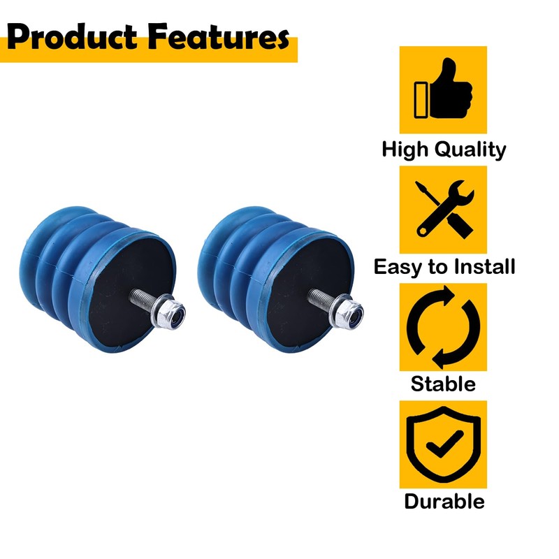ELSOON SSF-604-40 2Pcs Air Helper Springs Kit Compatible with Toyota